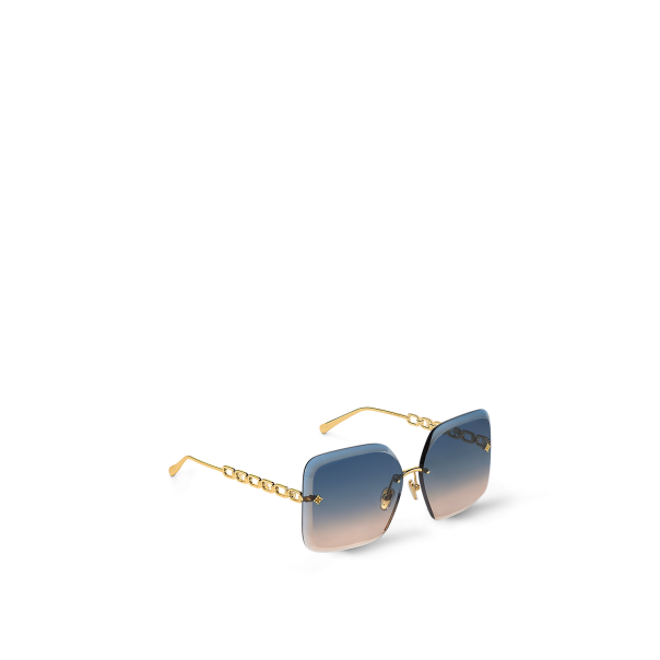 gradient two-tone sunglasses
